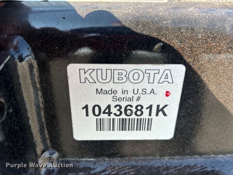 image for item EG0817 Kubota TR48 skid steer trencher