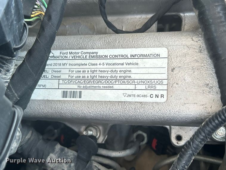 image for item EG0824 2018 Ford F550 utility / service truck