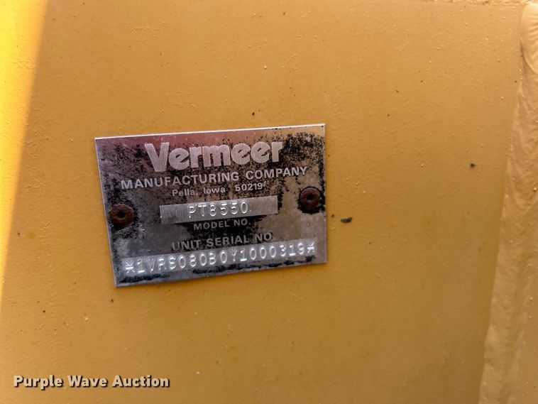 image for item EG0827 2000 Vermeer V8550A cable plow