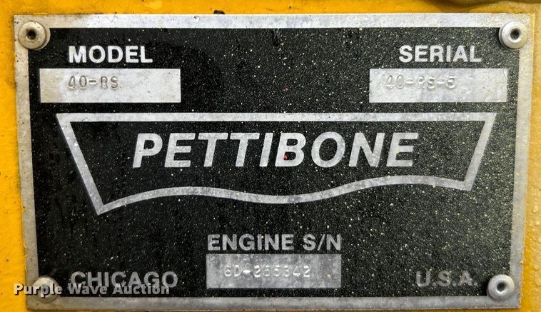 image for item EG0830 Pettibone 40RS crane