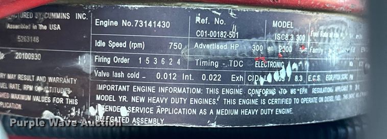 image for item EG0843 2011 Freightliner  Business Class M2 bucket truck