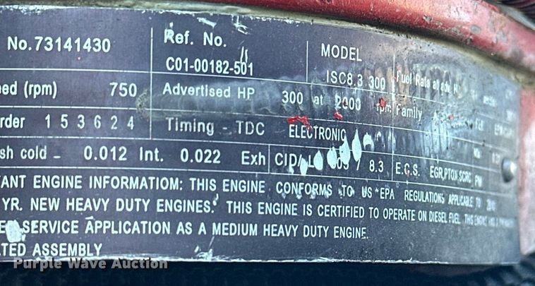 image for item EG0843 2011 Freightliner  Business Class M2 bucket truck