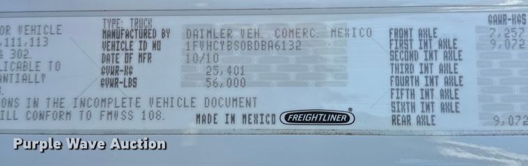 image for item EG0843 2011 Freightliner  Business Class M2 bucket truck