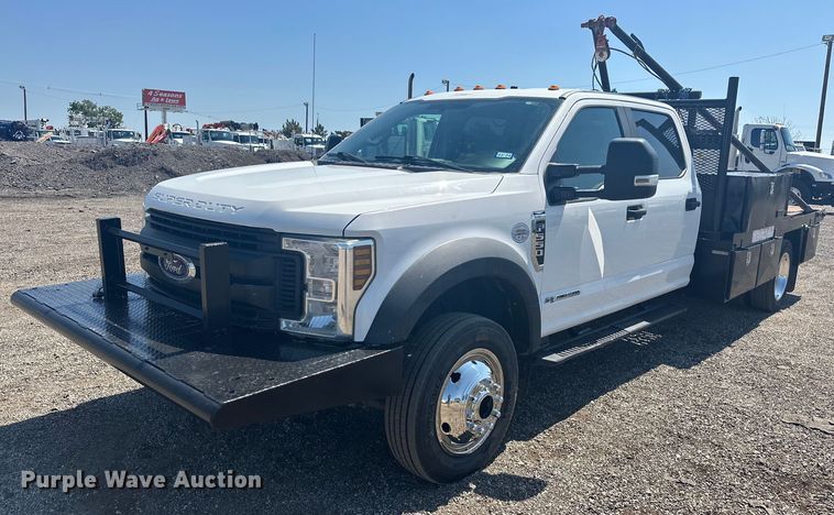 image for item EG0849 2019 Ford F550 Crew Cab winch truck