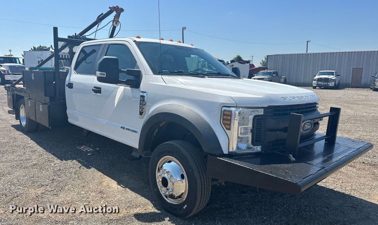 image for item EG0849 2019 Ford F550 Crew Cab winch truck