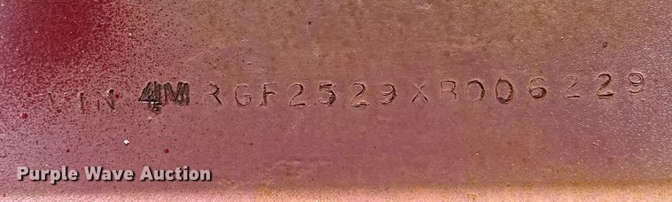 image for item EG0851 1999 West Wind  oilfield trailer