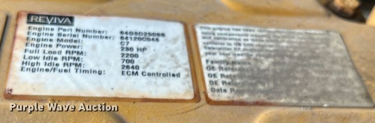 image for item EG0860 2005 Sterling Acterra fuel / lube truck