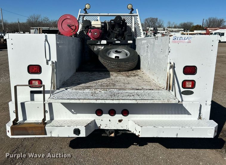 image for item EG1232 2017 Ford F350 Super Duty SuperCab utility bed pickup truck