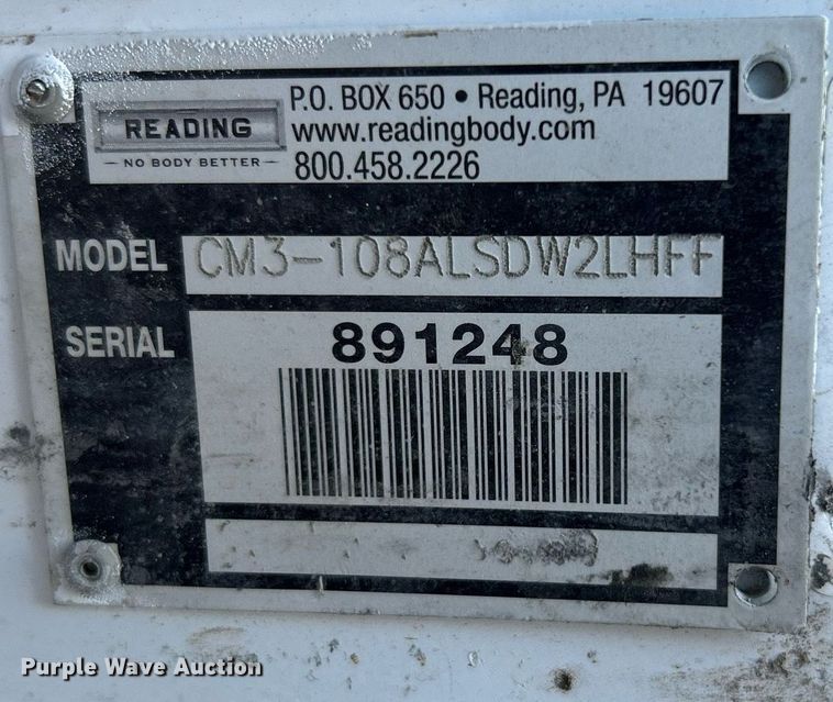 image for item EG1232 2017 Ford F350 Super Duty SuperCab utility bed pickup truck