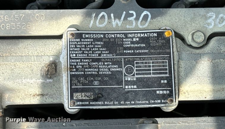 image for item EH4349 2014 Liebherr R936 LC Litronic excavator