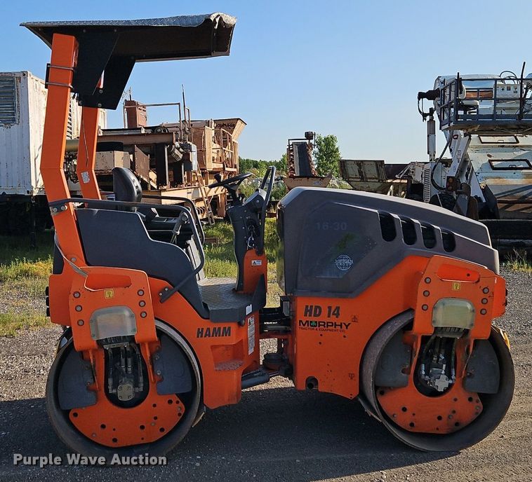 image for item EI3983 2015 Hamm HD 14 VV double drum vibratory roller
