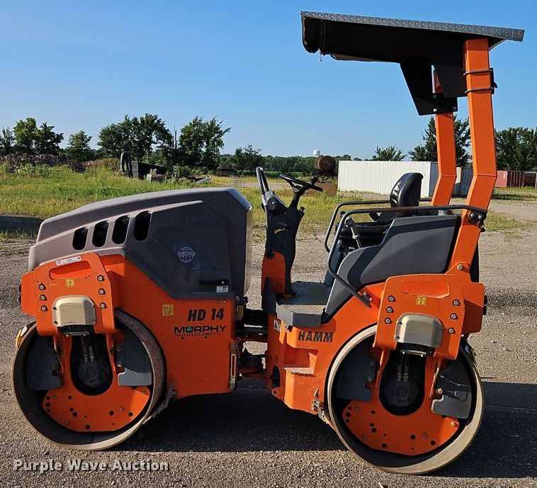image for item EI3983 2015 Hamm HD 14 VV double drum vibratory roller