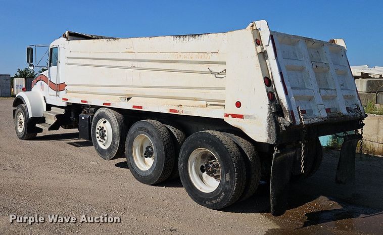 image for item EI3986 1990 Kenworth  W900 dump truck