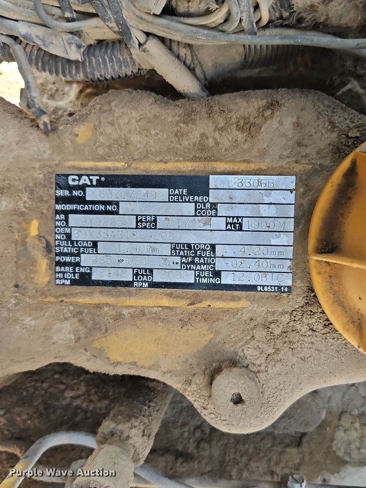 image for item EI3986 1990 Kenworth  W900 dump truck