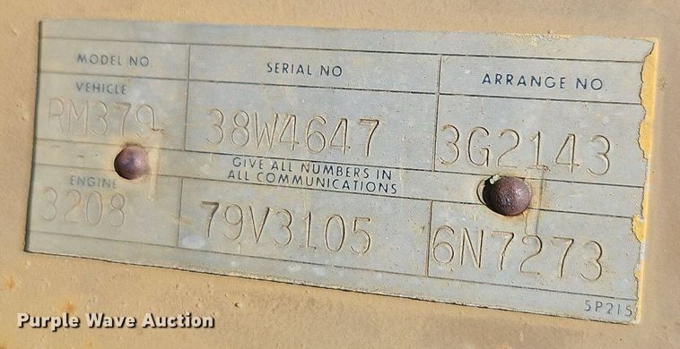 image for item EI3989 1976 Caterpillar  613B elevating scraper