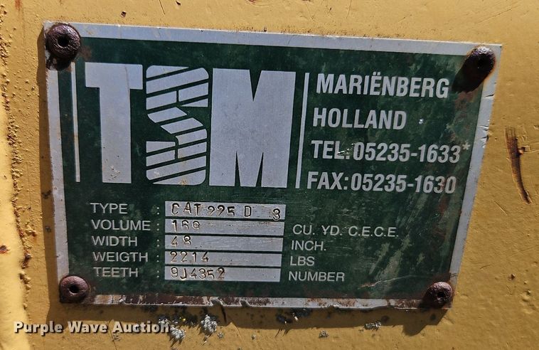 image for item EI8198 TSM excavator bucket