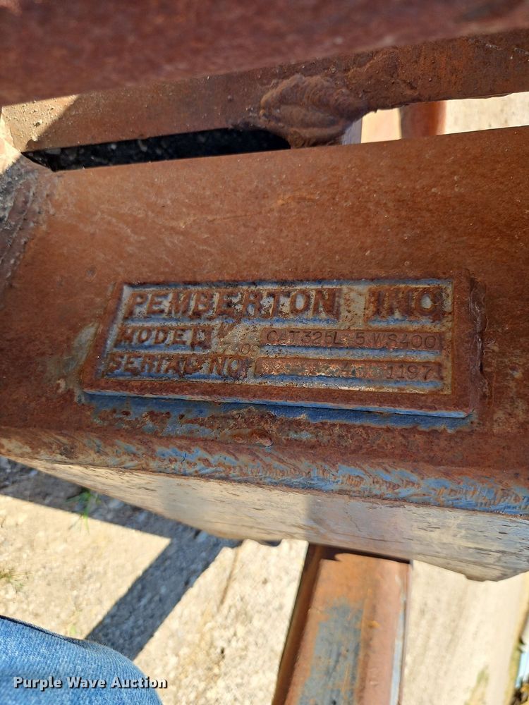image for item EI8210 Pemberton CAT325L 5 WS400 excavator grapple 