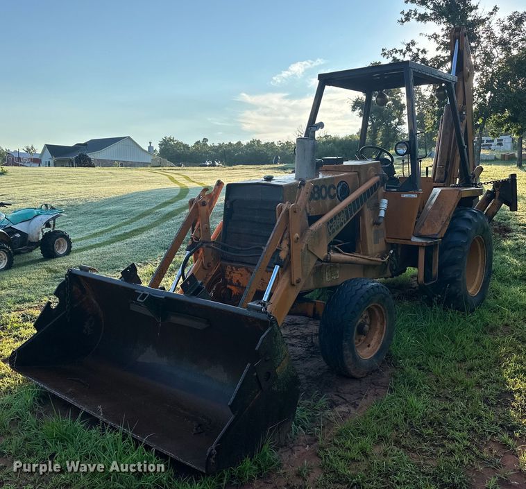 image for item EJ4437 1978 Case 580C backhoe
