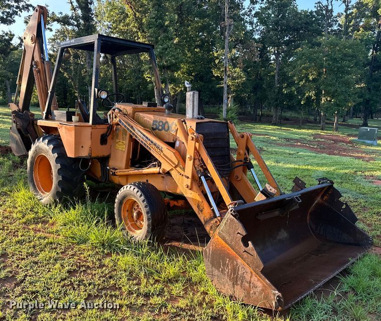 image for item EJ4437 1978 Case 580C backhoe