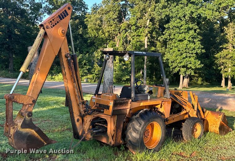 image for item EJ4437 1978 Case 580C backhoe