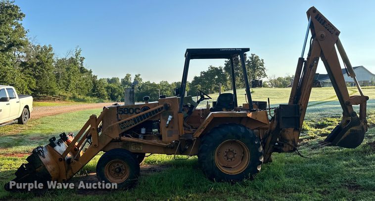 image for item EJ4437 1978 Case 580C backhoe