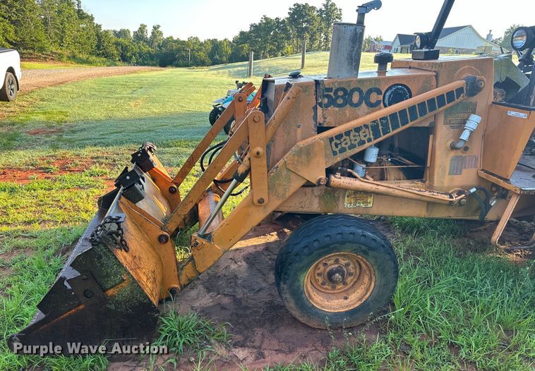 image for item EJ4437 1978 Case 580C backhoe