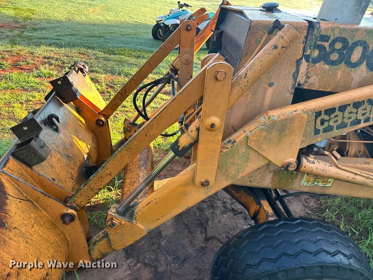 image for item EJ4437 1978 Case 580C backhoe
