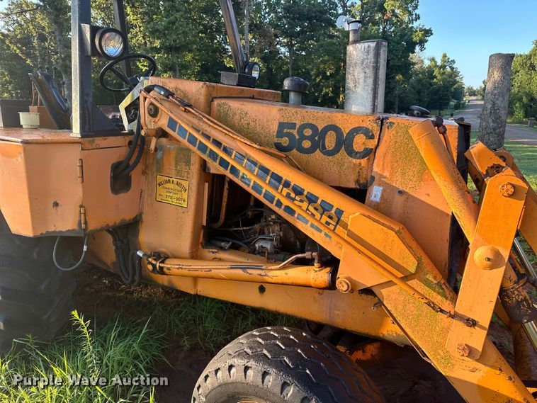 image for item EJ4437 1978 Case 580C backhoe