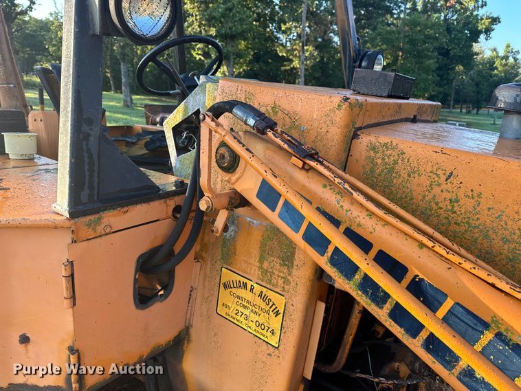 image for item EJ4437 1978 Case 580C backhoe