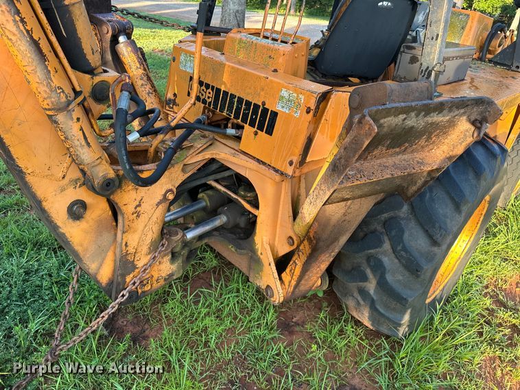 image for item EJ4437 1978 Case 580C backhoe