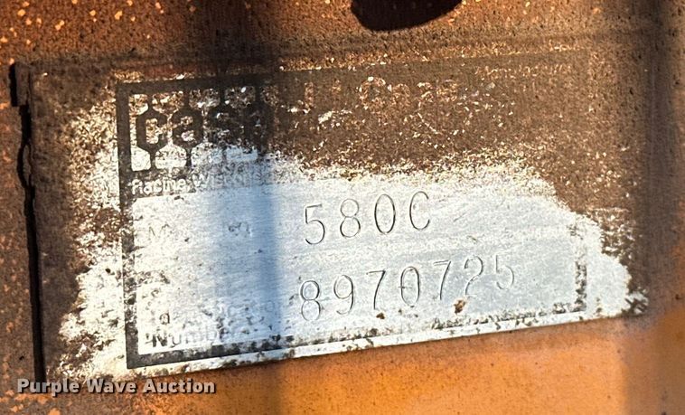 image for item EJ4437 1978 Case 580C backhoe