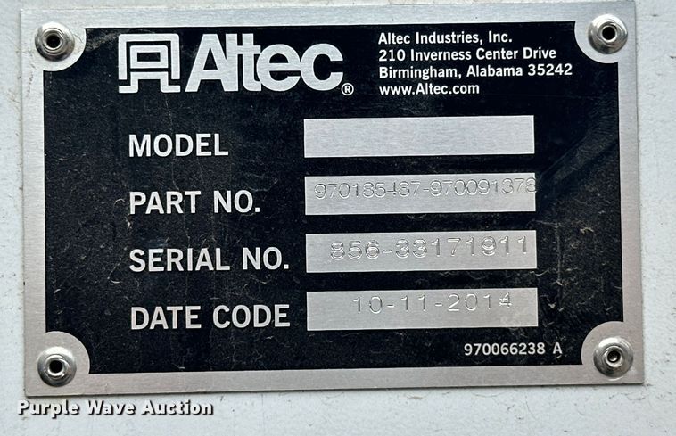 image for item EJ4450 2015 Freightliner  Business Class M2 bucket truck