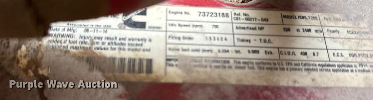 image for item EJ4450 2015 Freightliner  Business Class M2 bucket truck