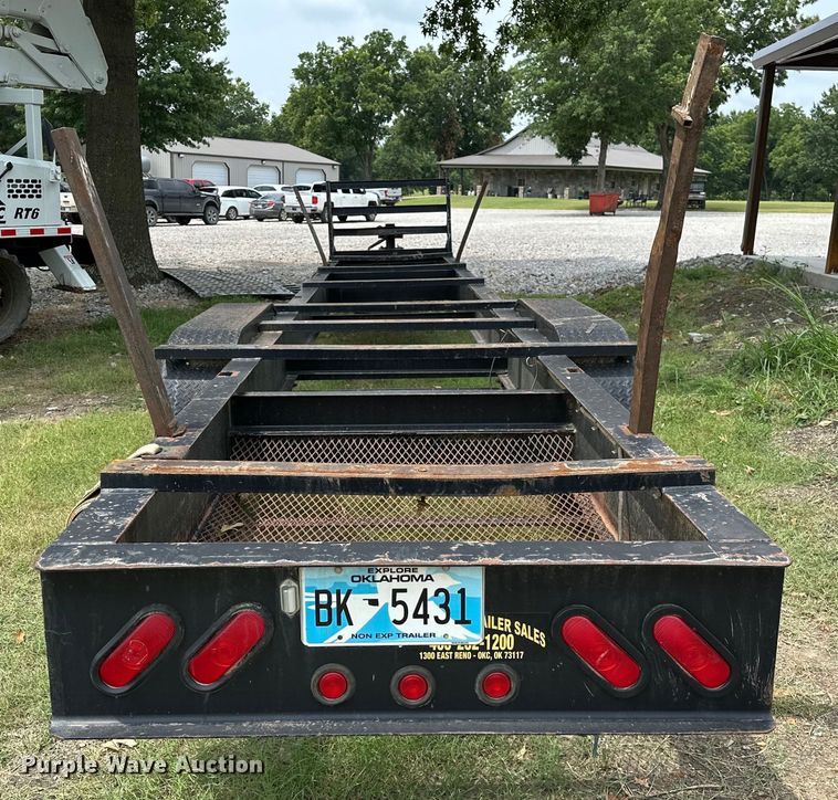 image for item EJ4451 2018 Road Boss pipe trailer