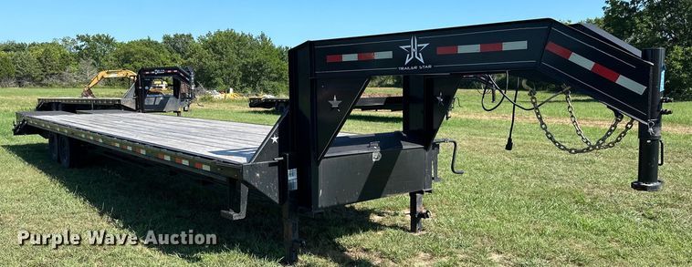 image for item EJ4468 2022 J&J Trailer Star Deck Over  equipment trailer