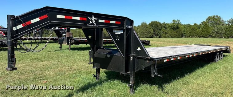 image for item EJ4470 2022 J&J Trailer Star Deck Over equipment trailer