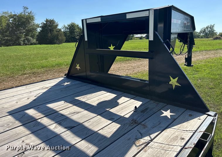 image for item EJ4470 2022 J&J Trailer Star Deck Over equipment trailer