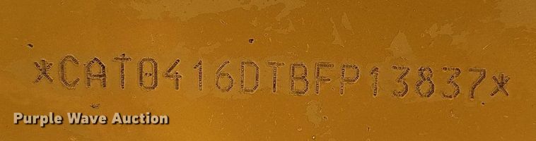 image for item EJ5789 2004 Caterpillar 416D backhoe