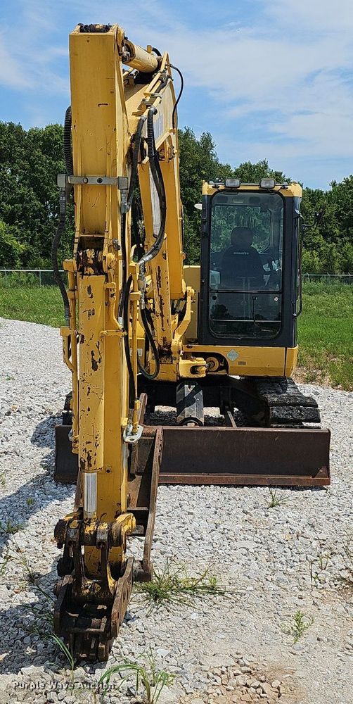 image for item EJ5796 2012 Komatsu  PC88MR-8 mini excavator