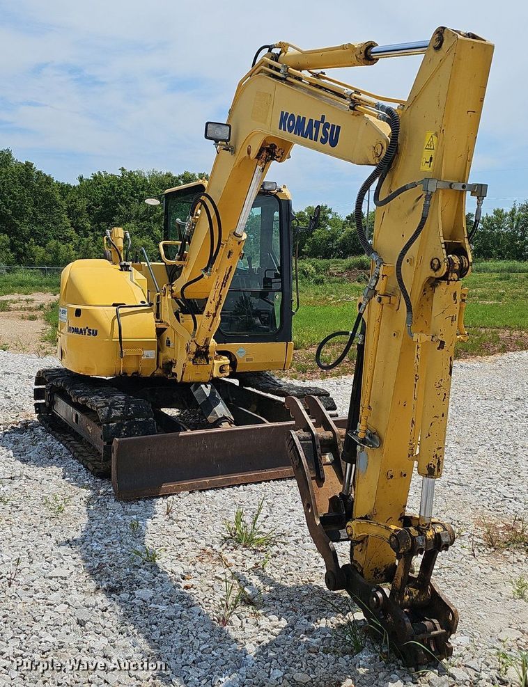 image for item EJ5796 2012 Komatsu  PC88MR-8 mini excavator