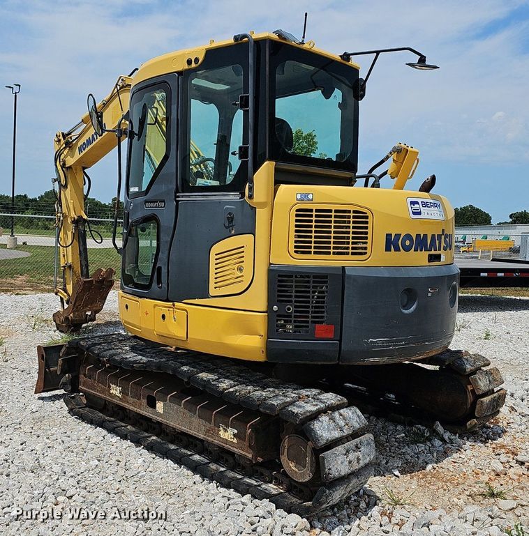image for item EJ5796 2012 Komatsu  PC88MR-8 mini excavator