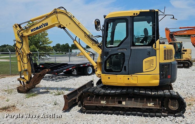 image for item EJ5796 2012 Komatsu  PC88MR-8 mini excavator