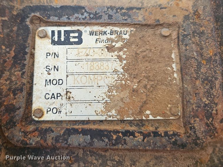 image for item EJ5796 2012 Komatsu  PC88MR-8 mini excavator