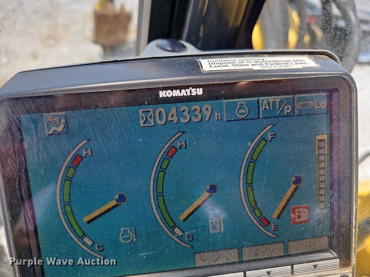 image for item EJ5796 2012 Komatsu  PC88MR-8 mini excavator