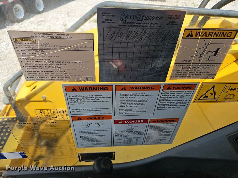 image for item EJ5796 2012 Komatsu  PC88MR-8 mini excavator