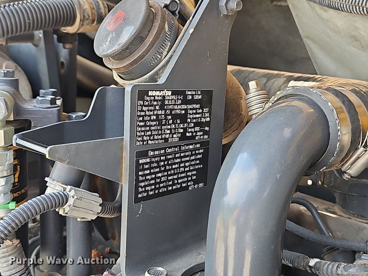 image for item EJ5796 2012 Komatsu  PC88MR-8 mini excavator