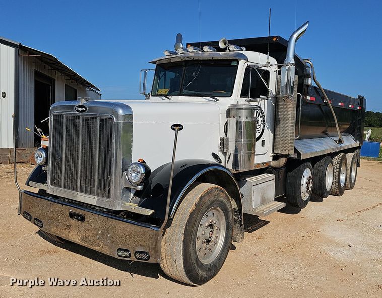 image for item EJ5802 1990 Peterbilt  377 dump truck