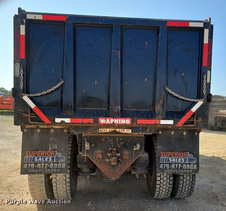 image for item EJ5802 1990 Peterbilt  377 dump truck
