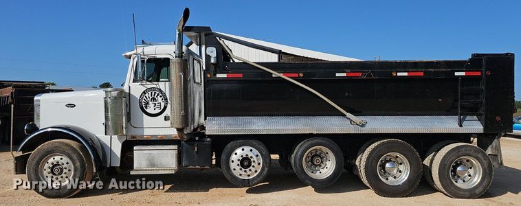 image for item EJ5802 1990 Peterbilt  377 dump truck
