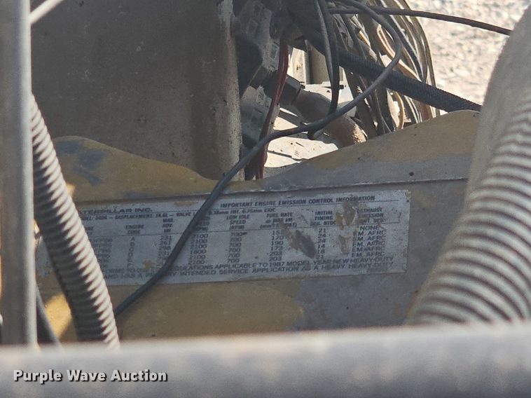 image for item EJ5802 1990 Peterbilt  377 dump truck